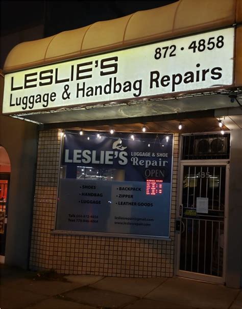 Leslie's Luggage & Shoes Repair.